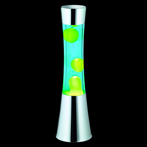 Z zieloną cieczą - lampa lava JARVA