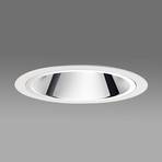 EGG LED recessed light Centro, white, Ø 11.5 cm, 3,000 K 75°