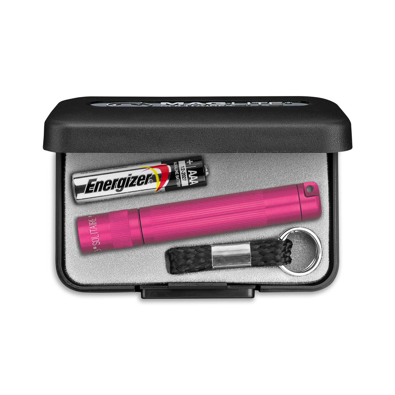 Maglite Xenon-Taschenlampe Solitaire 1-Cell AAA, Box, pink