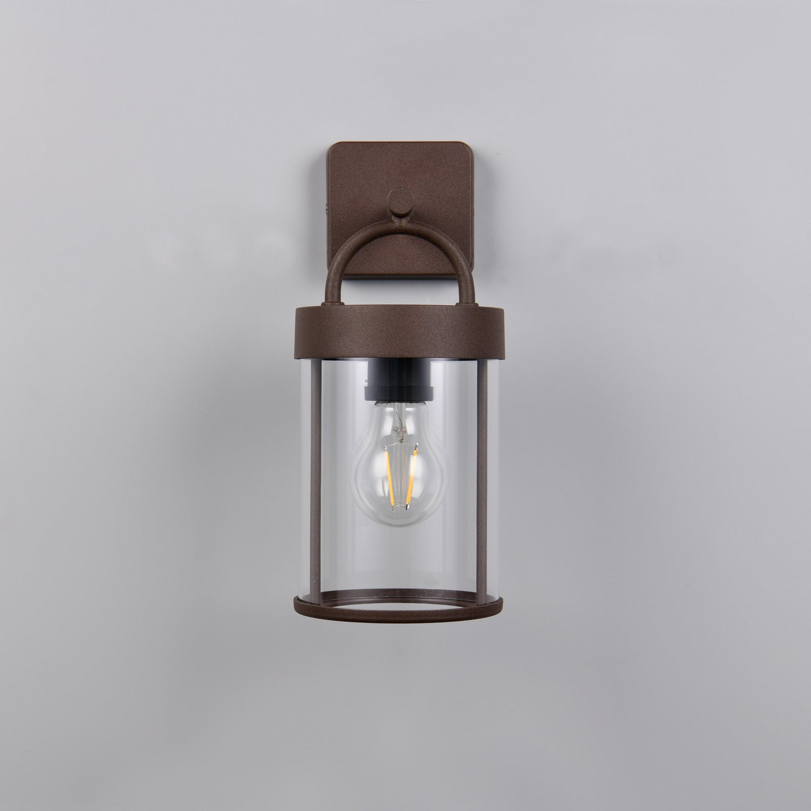 Almeria outdoor wall light, rust, aluminium, height 29 cm, IP44