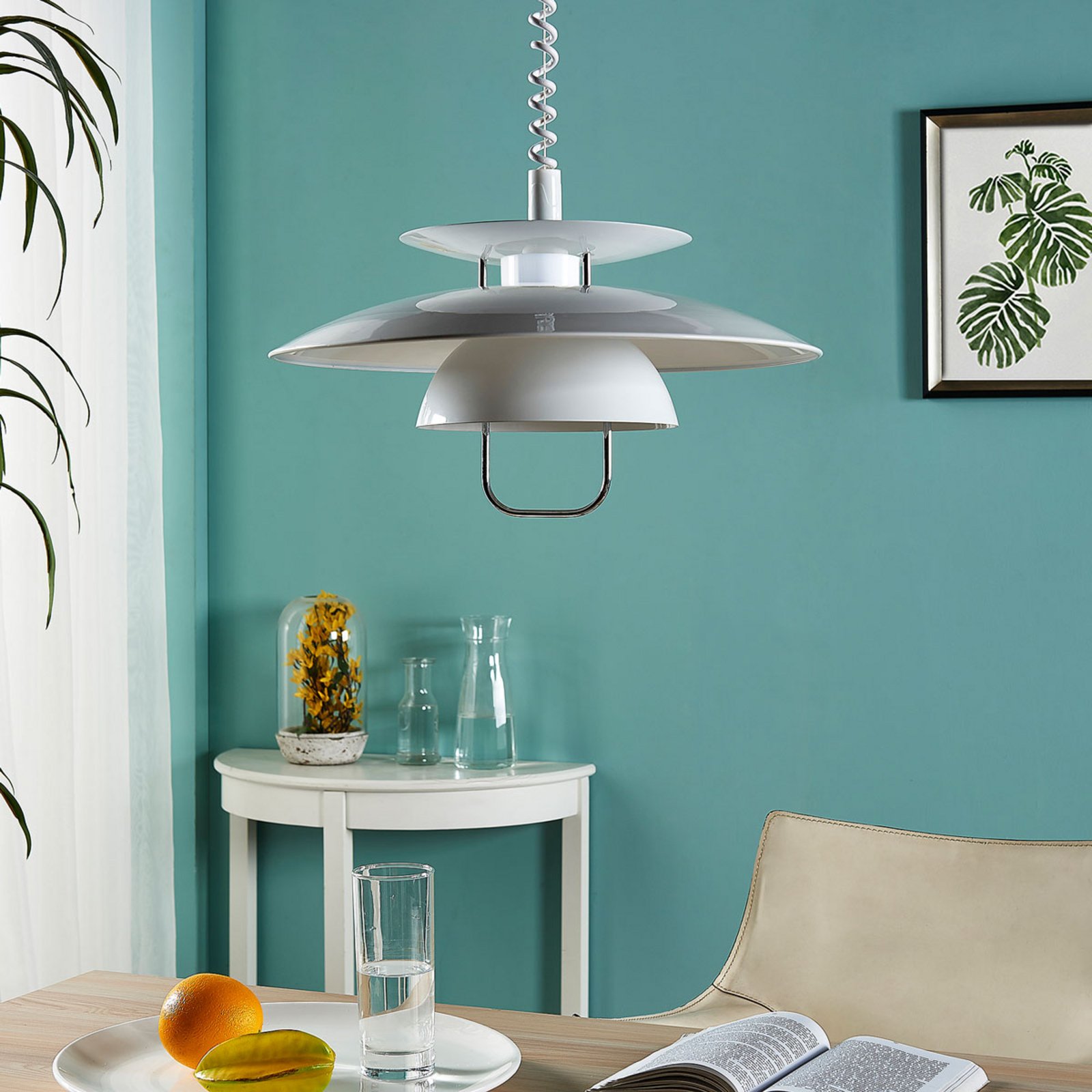 Nadija Pendant White - Lindby