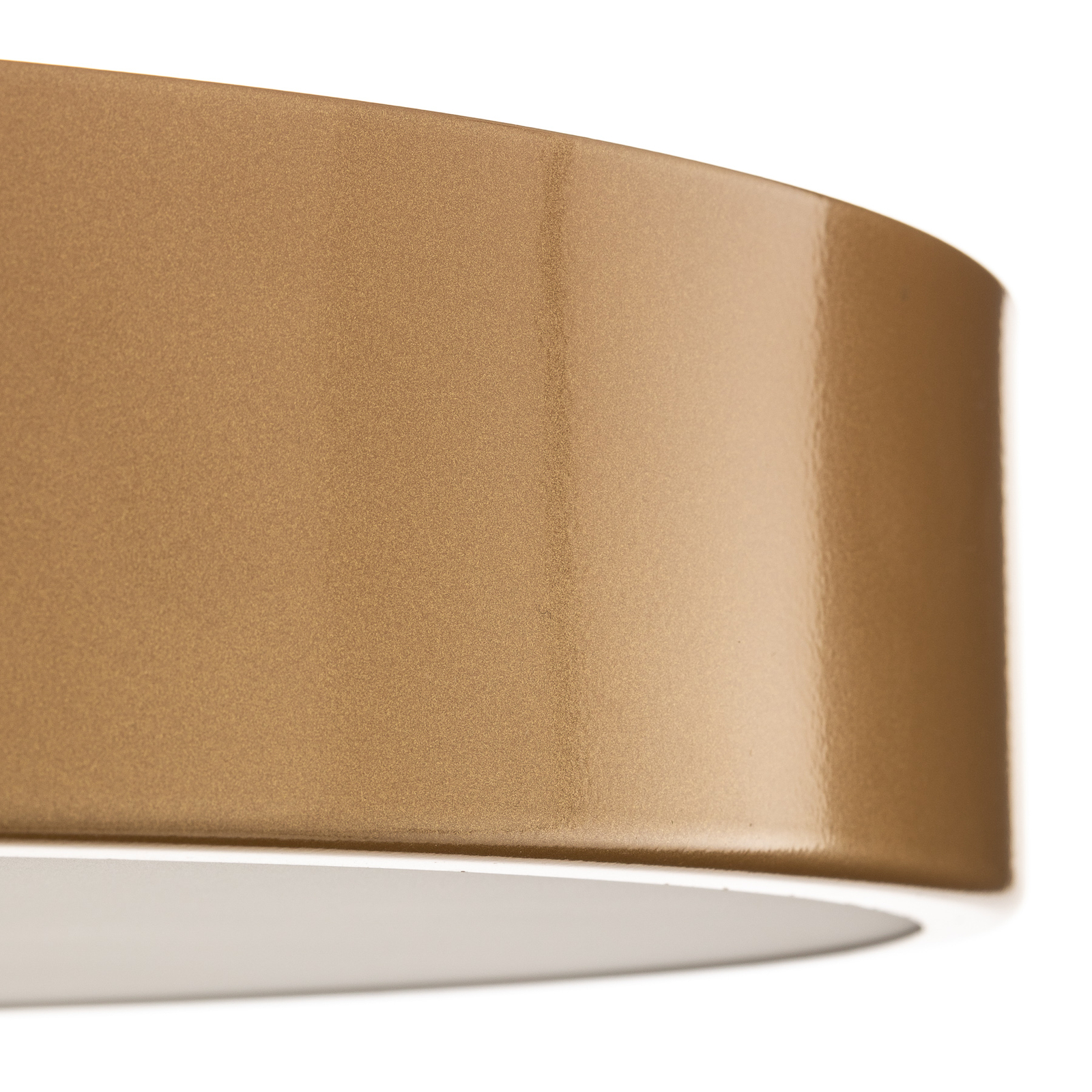 Plafondlamp Cleo 500, sensor, Ø 50cm goud