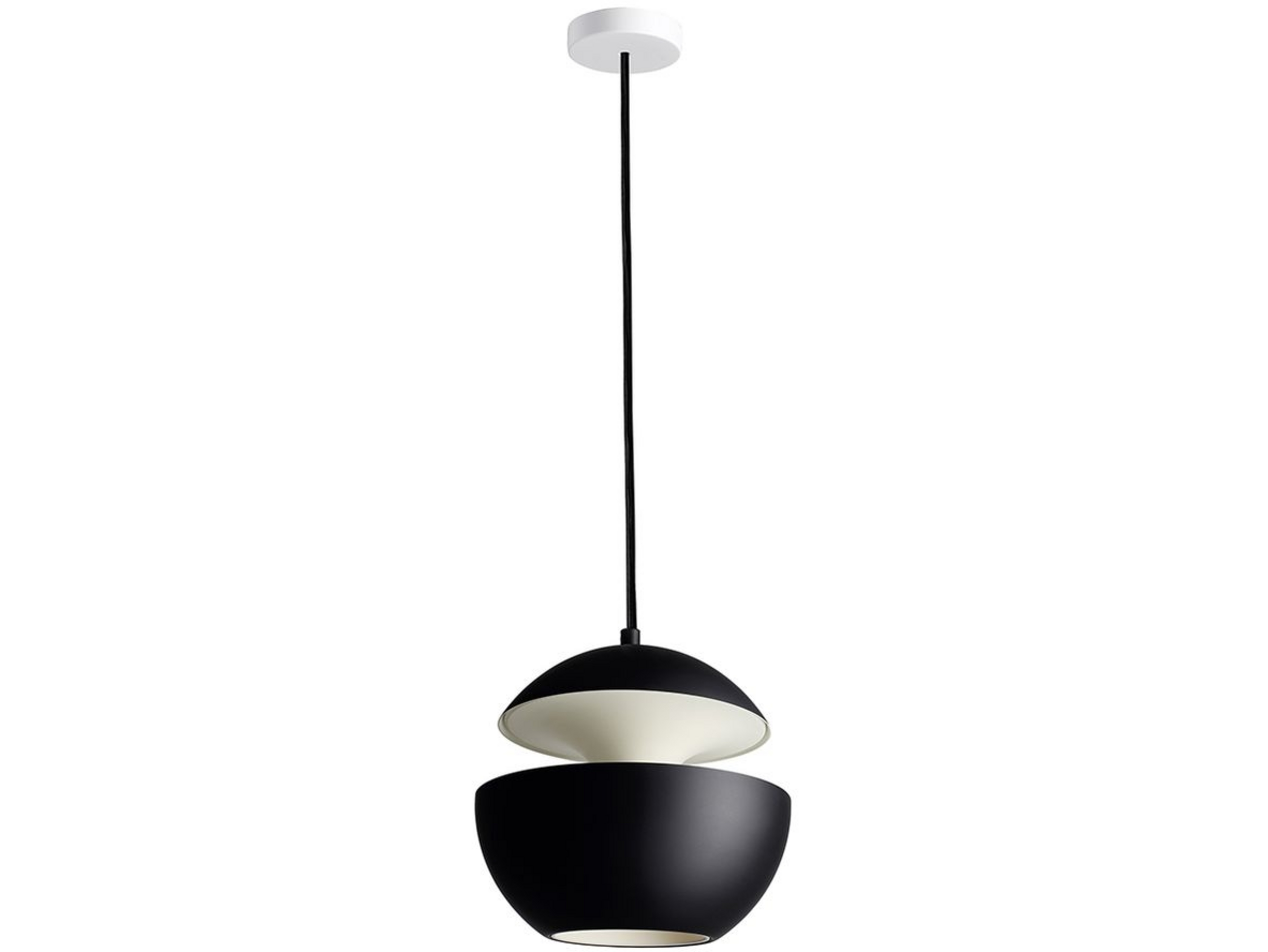 Here Comes The Sun Suspension Noir/Blanc Ø175 - DCW