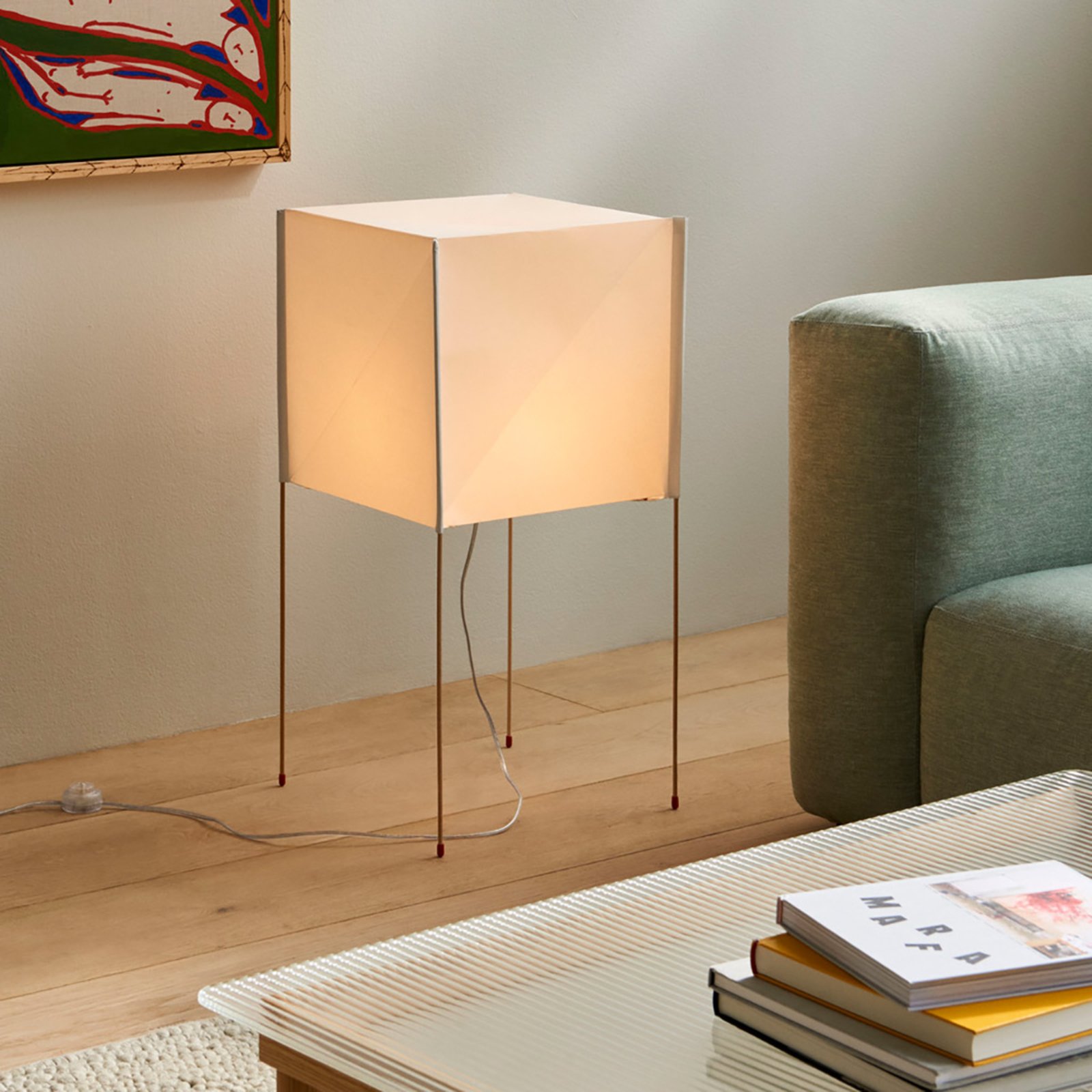 Paper Cube Golvlampa - HAY