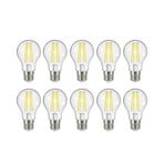 LED filament lamp E27 3,8W 830 806 Lumen 10/set