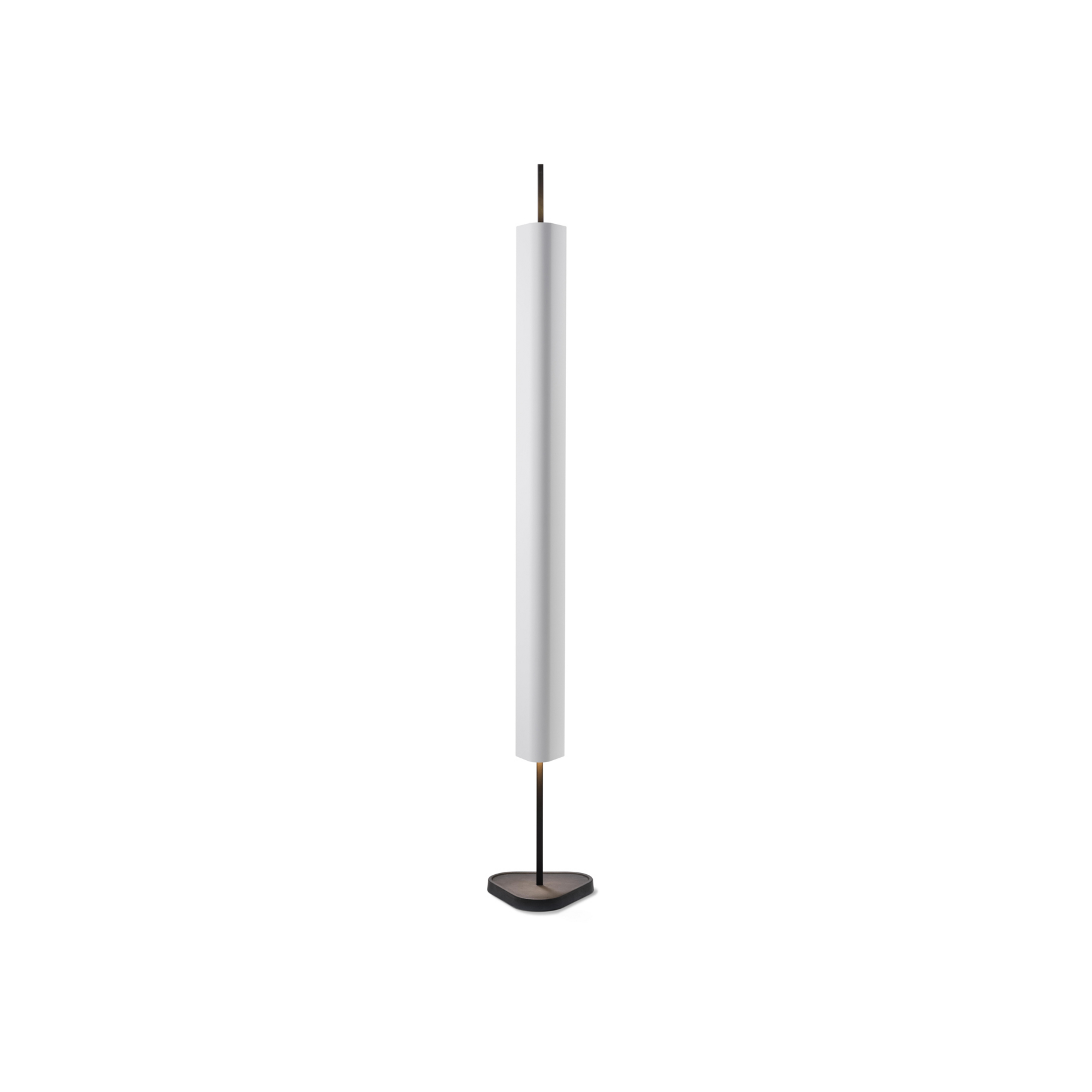 FLOS Lampa stojąca LED Emi, biała, ściemniana, wysokość 170 cm