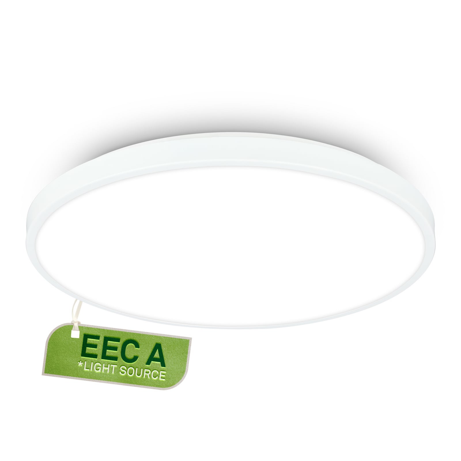 LED-kattovalaisin Kaida, valkoinen, Ø 38 cm, energiatehokkuusluokka A, 4 000 K