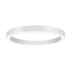 BRUMBERG Anello circolare a soffitto, Ø 60 cm, DALI, bianco, 830