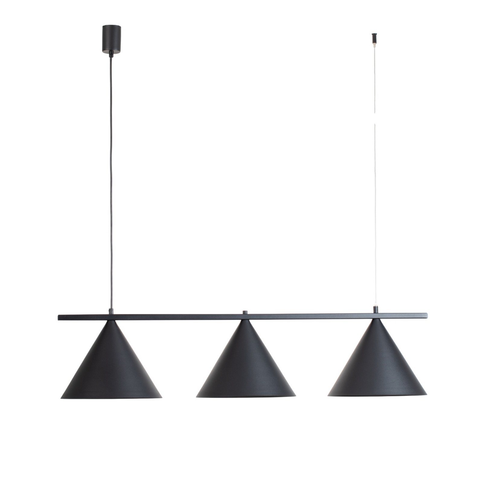 Висящо осветително тяло Capital, черно, 3 светлини, Ø 32 cm, GX53 Висящо осветително тяло Capital, черно, 3 светлини, Ø 32 cm, GX53