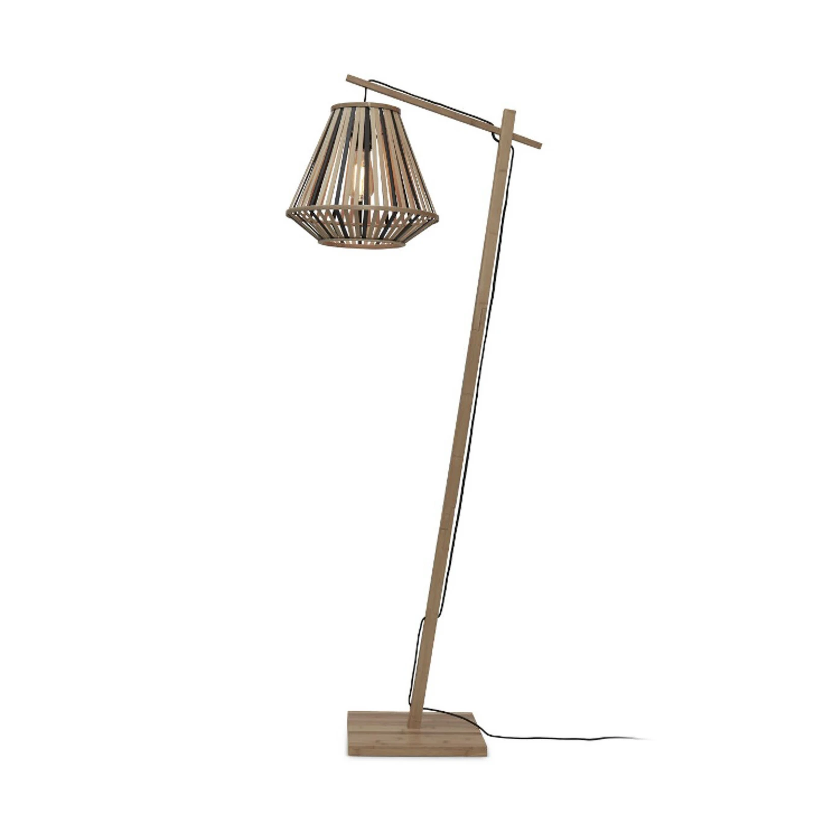 Lampa stojąca GOOD & MOJO Merapi, naturalna/czarna