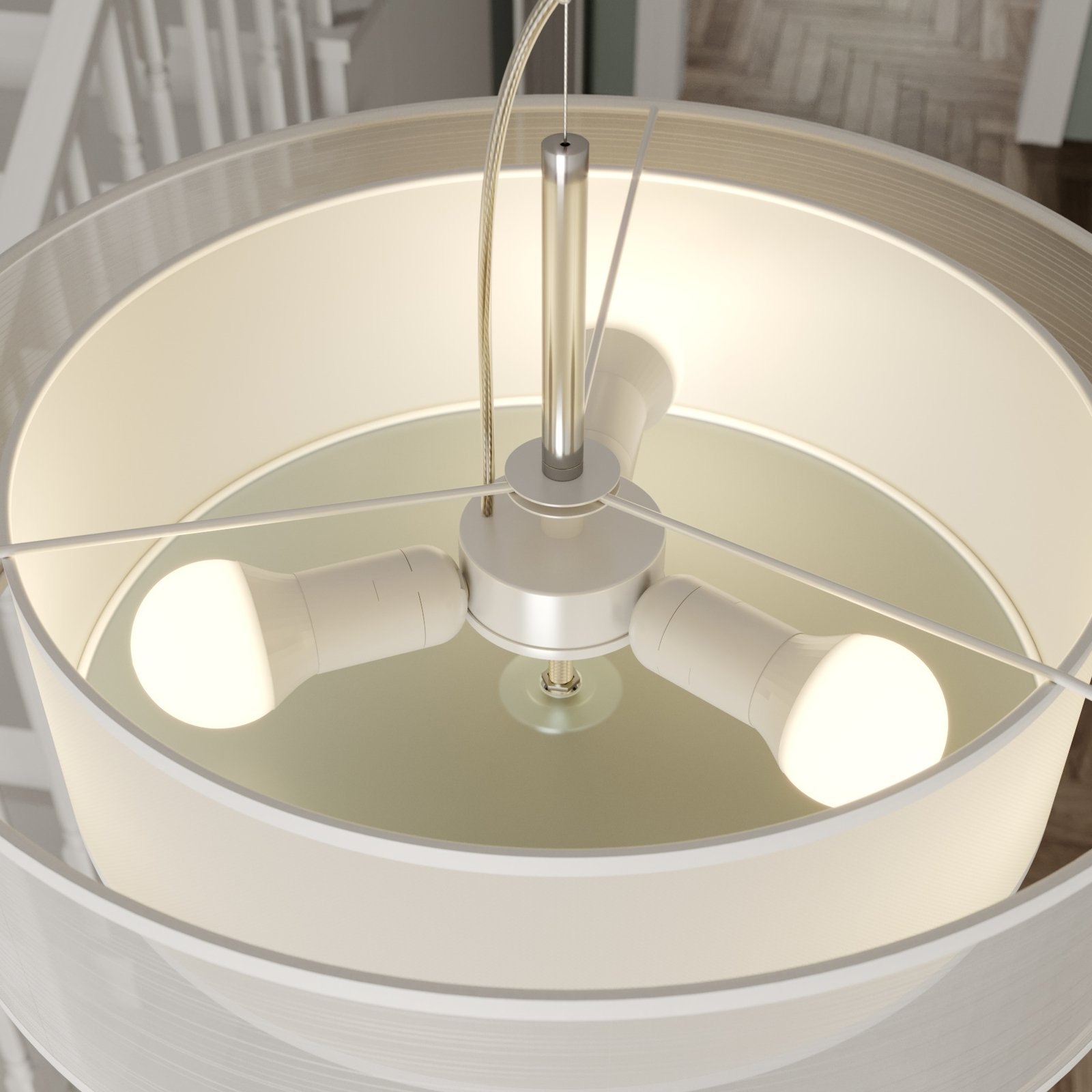 Pikka LED Lampada a Sospensione Ø50 White - Lindby