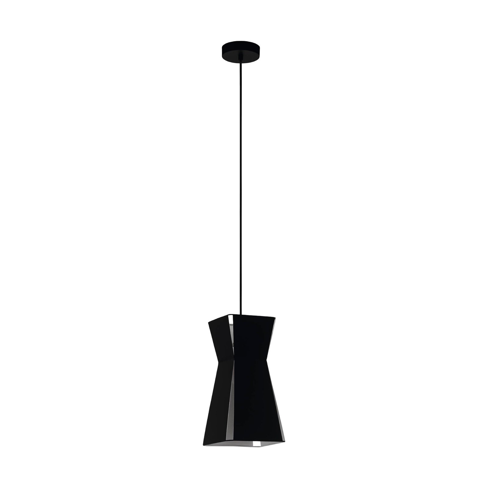 Hanglamp Valecrosia, zwart, 18 cm x 18 cm