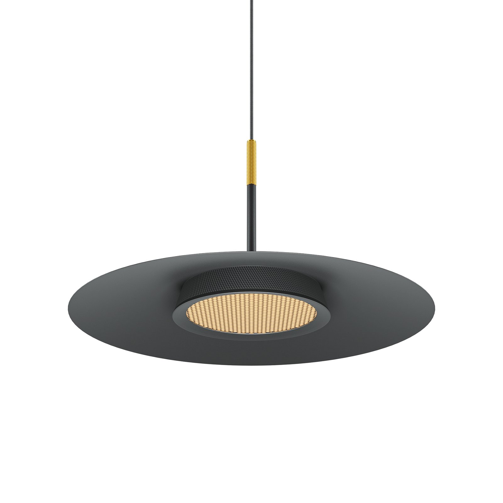 Maytoni LED-Hängeleuchte El, Ø 35 cm, schwarz, Aluminium