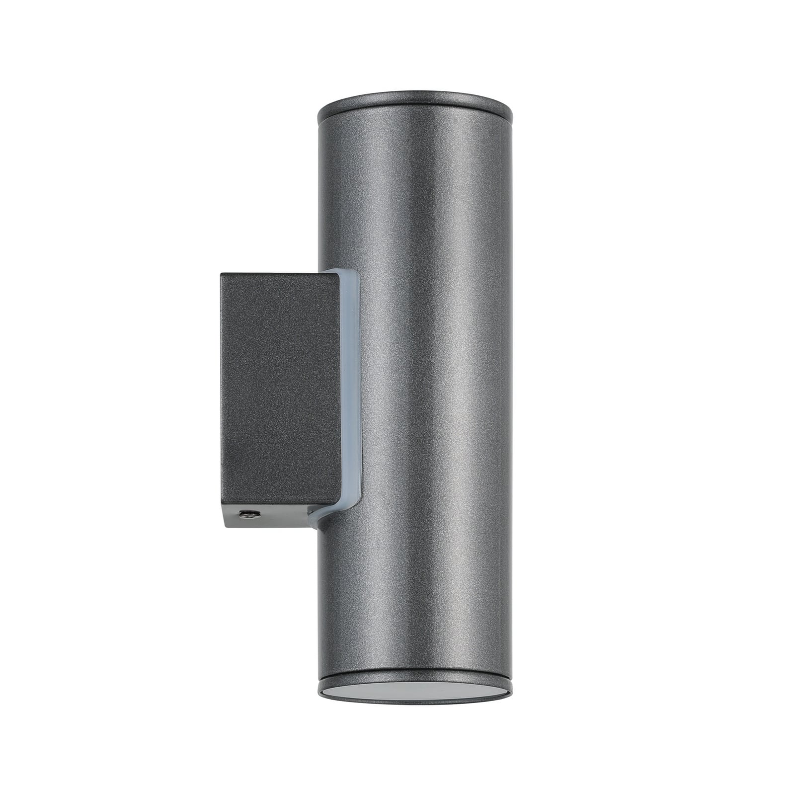 Riga LED zidna lampa, antracit, visina 20 cm, metalna, 2 žarulje.