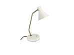 Sleep Stolní Lampa Shiny White/Antique Brass - DybergLarsen