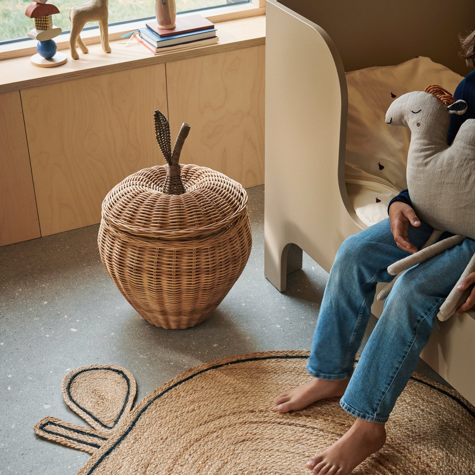 Apple Braided Storage Large Natural - Ferm Living