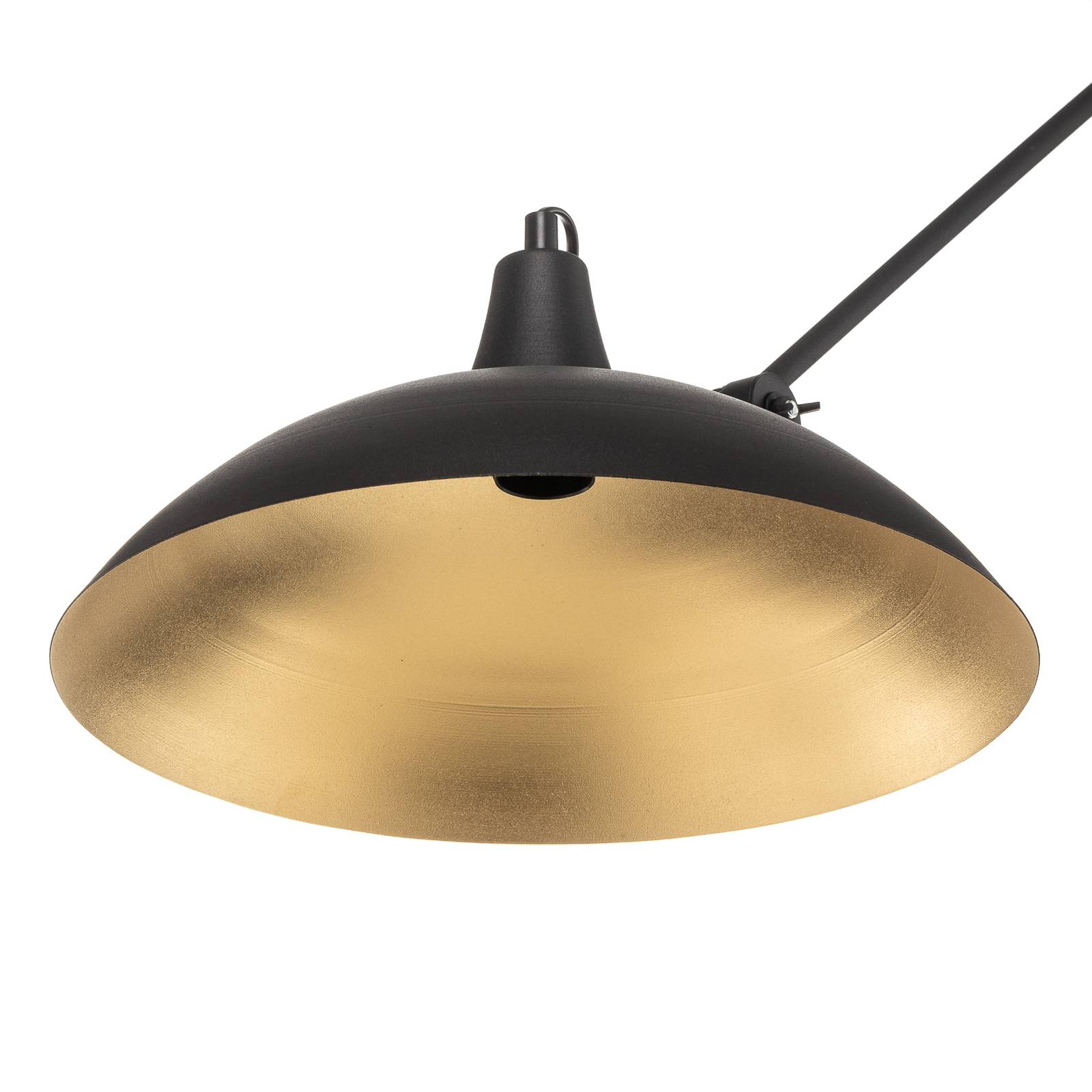 Lampa sufitowa 808 regulowana 1-punktowa czarna/złota