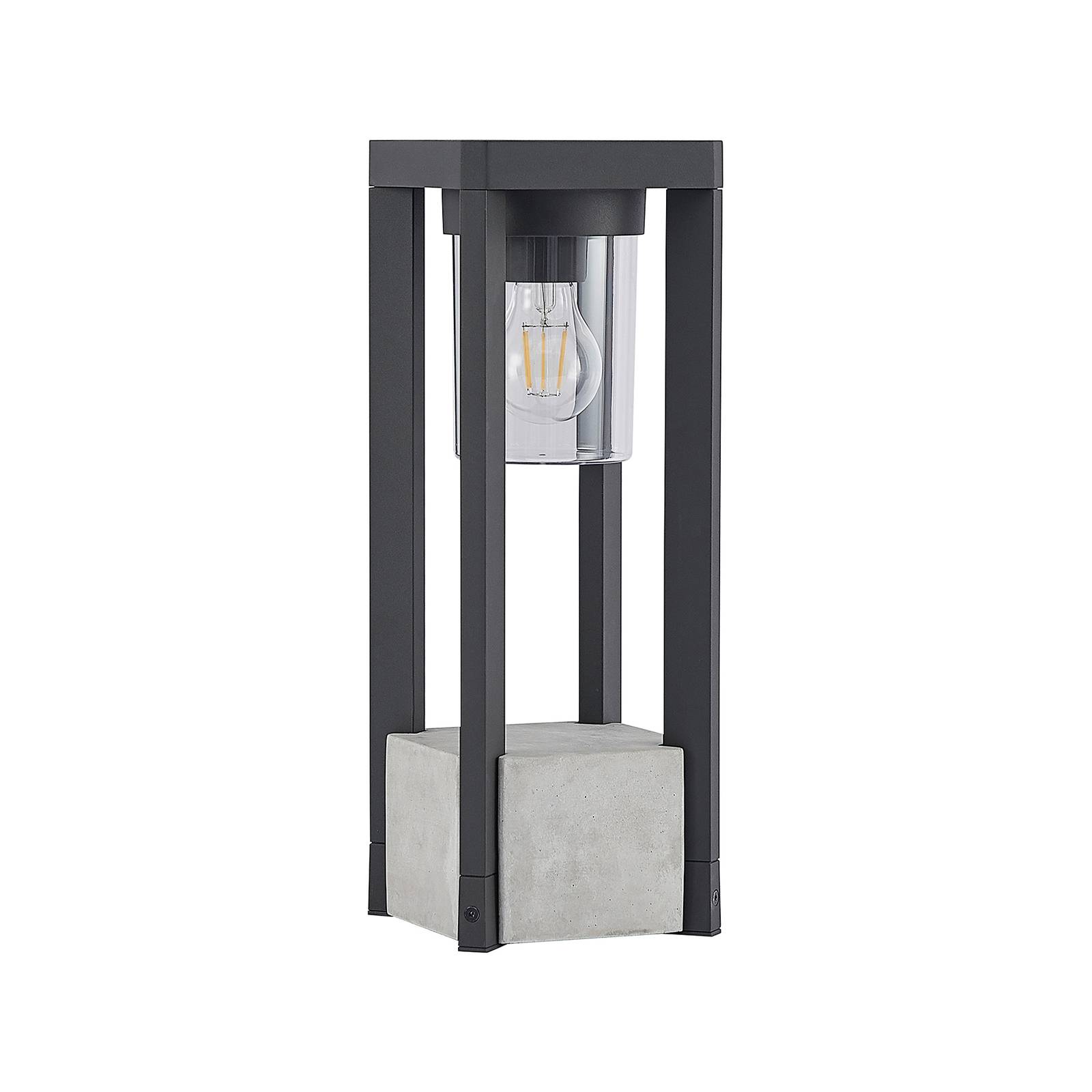 Lucande Pillar Light - Outdoor Pillar Light - dimmable - Modern - Silver