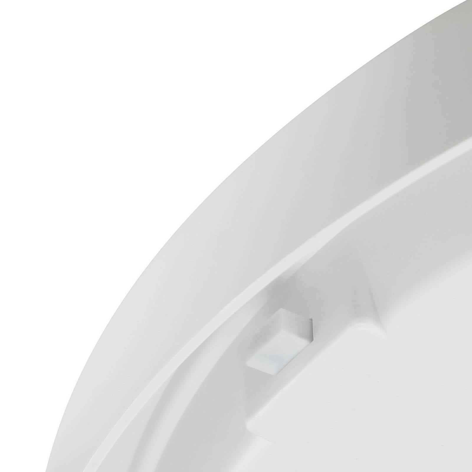 Lampa sufitowa LED Navara-Starry, biała, Ø 27,5 cm, 4 000 K