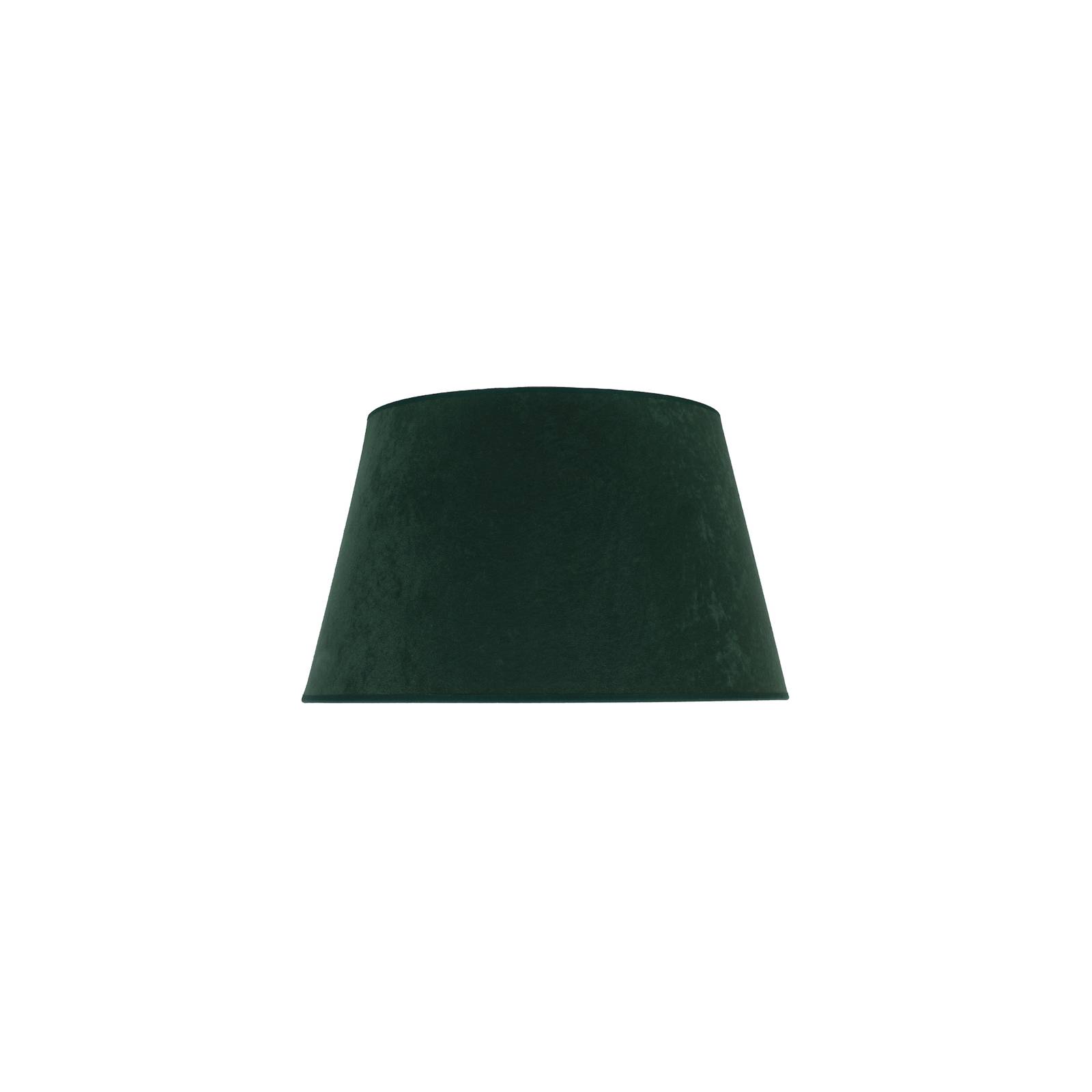 Abat-jour Cone hauteur 18 cm vert foncé/doré