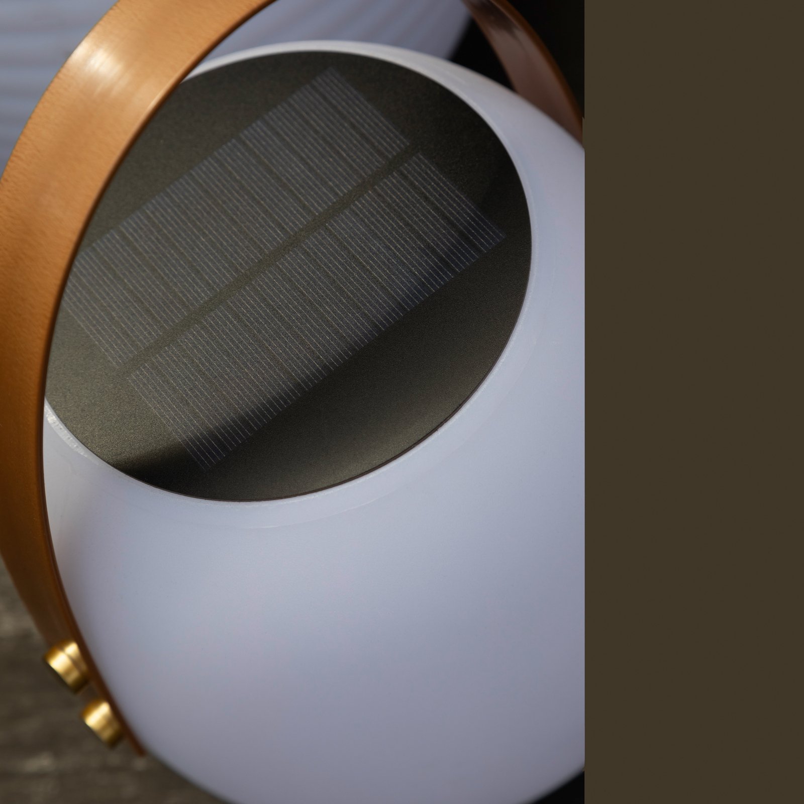 Schöner Wohnen Bell Lampe de table LED à accu hauteur 34 cm