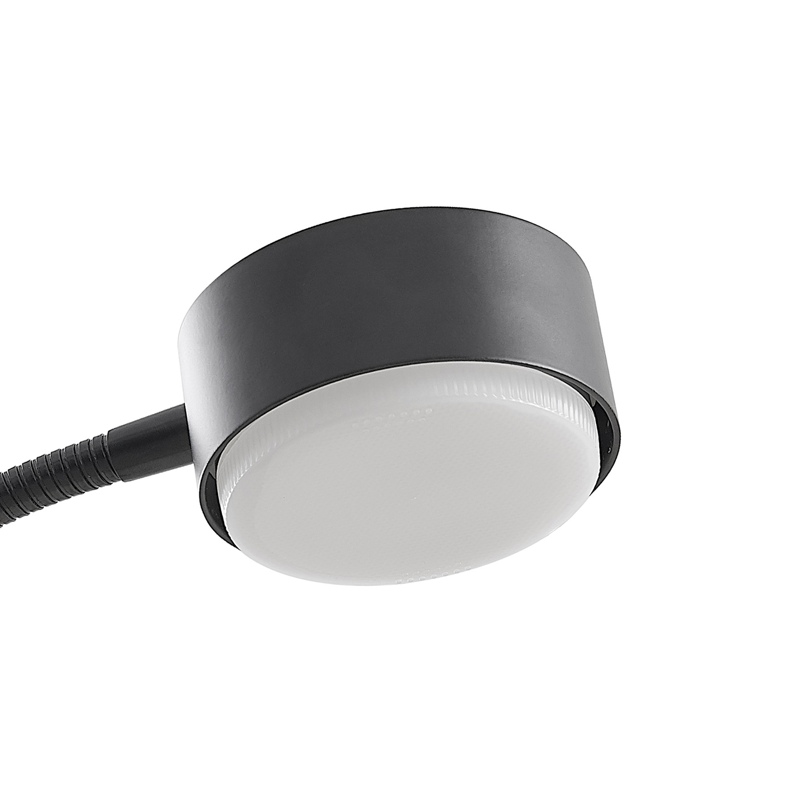 Lindby Kaylou LED-klämlampa, flexarm, svart