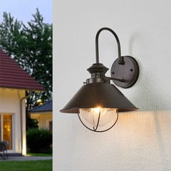 Fascinante aplique de pared exterior Náutica 26 cm