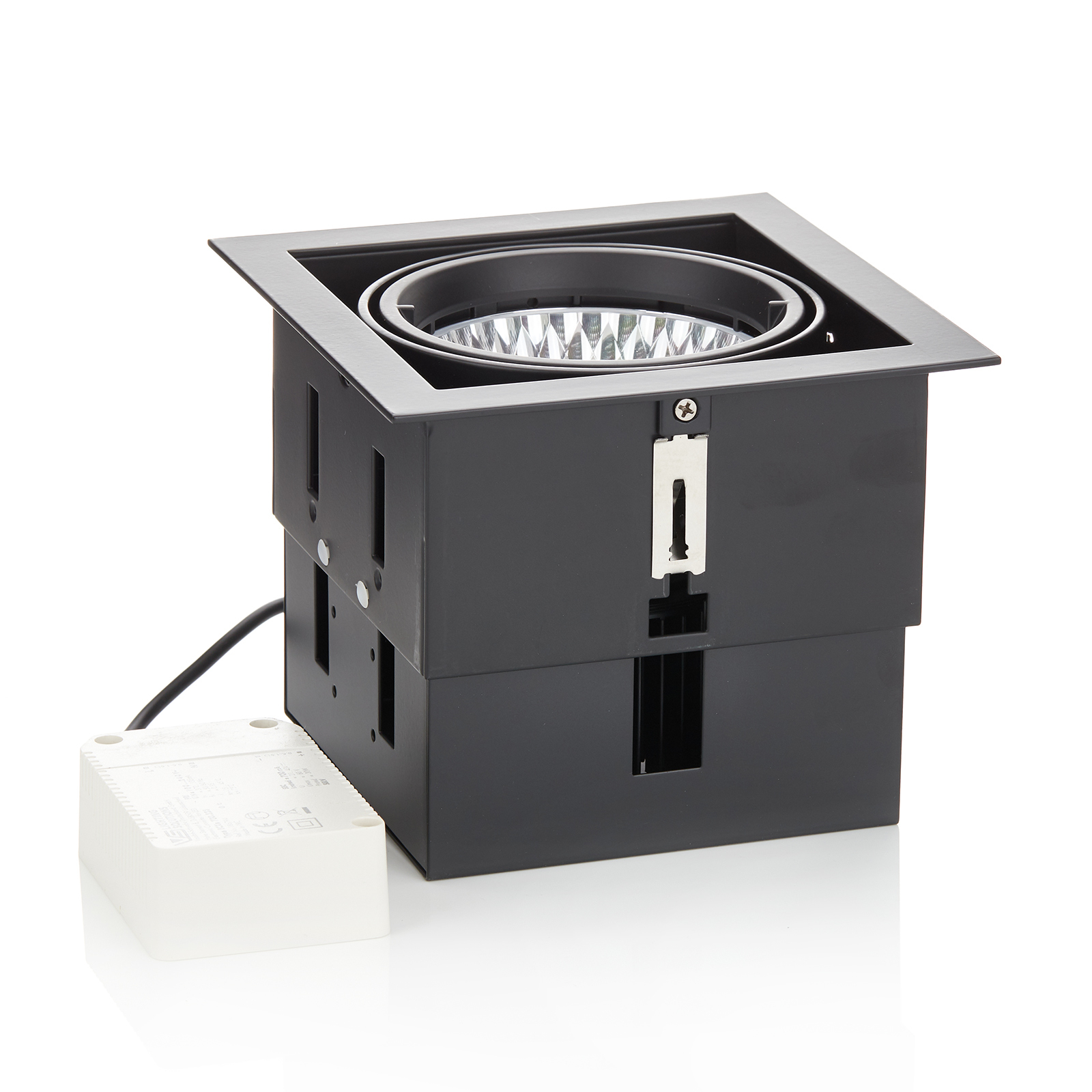 Arcchio Adin LED downlight, 4,000 K, 25.9 W, black