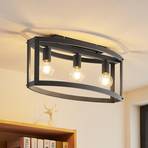 Lindby Mizgin plafondlamp zonder rooster 3-lamps