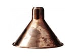 Shade Large Conical Ø260 Raw Copper - Lampe Gras