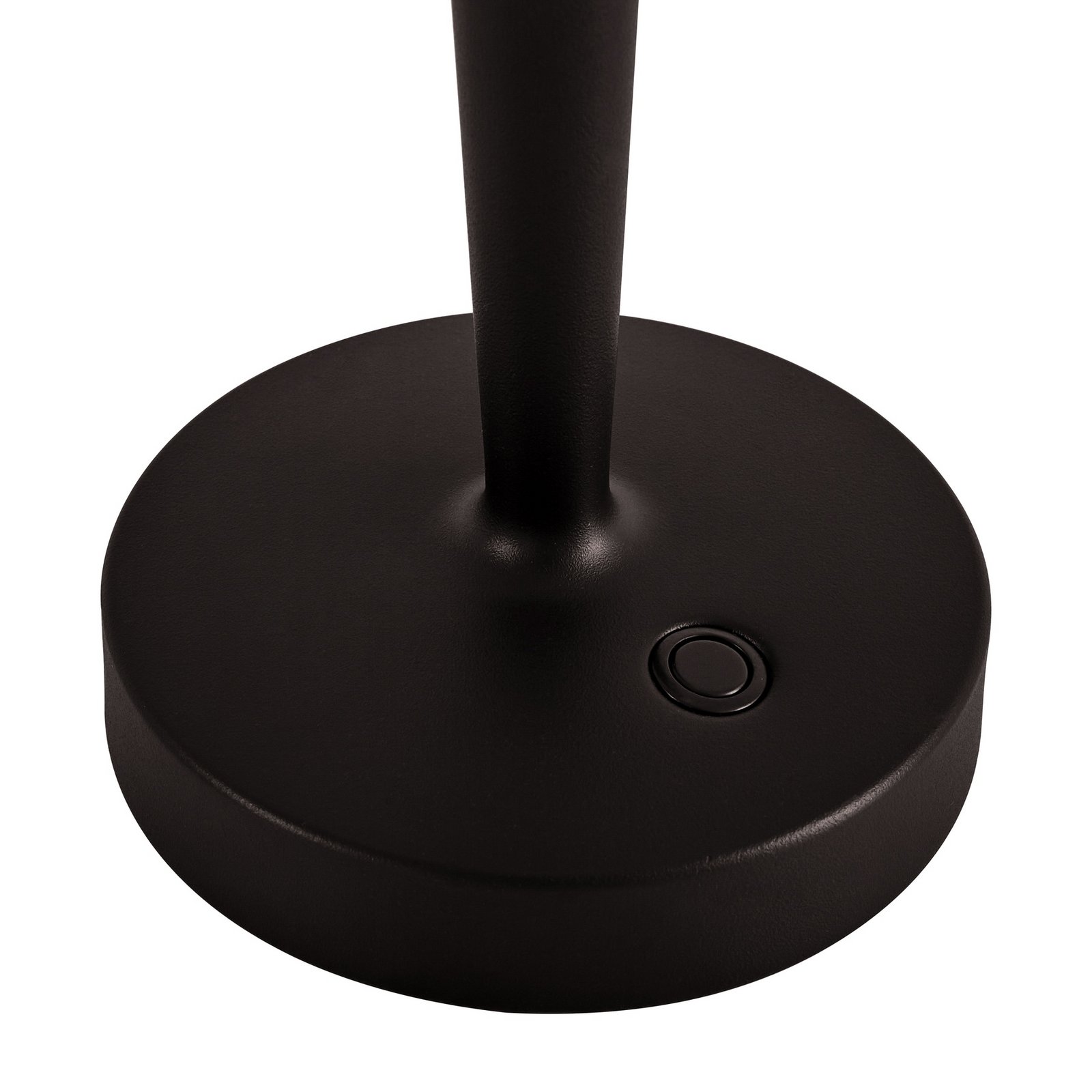 Lea LED-batterijkaarsenhouder, vaas, donkerbruin 28 cm - Lucande