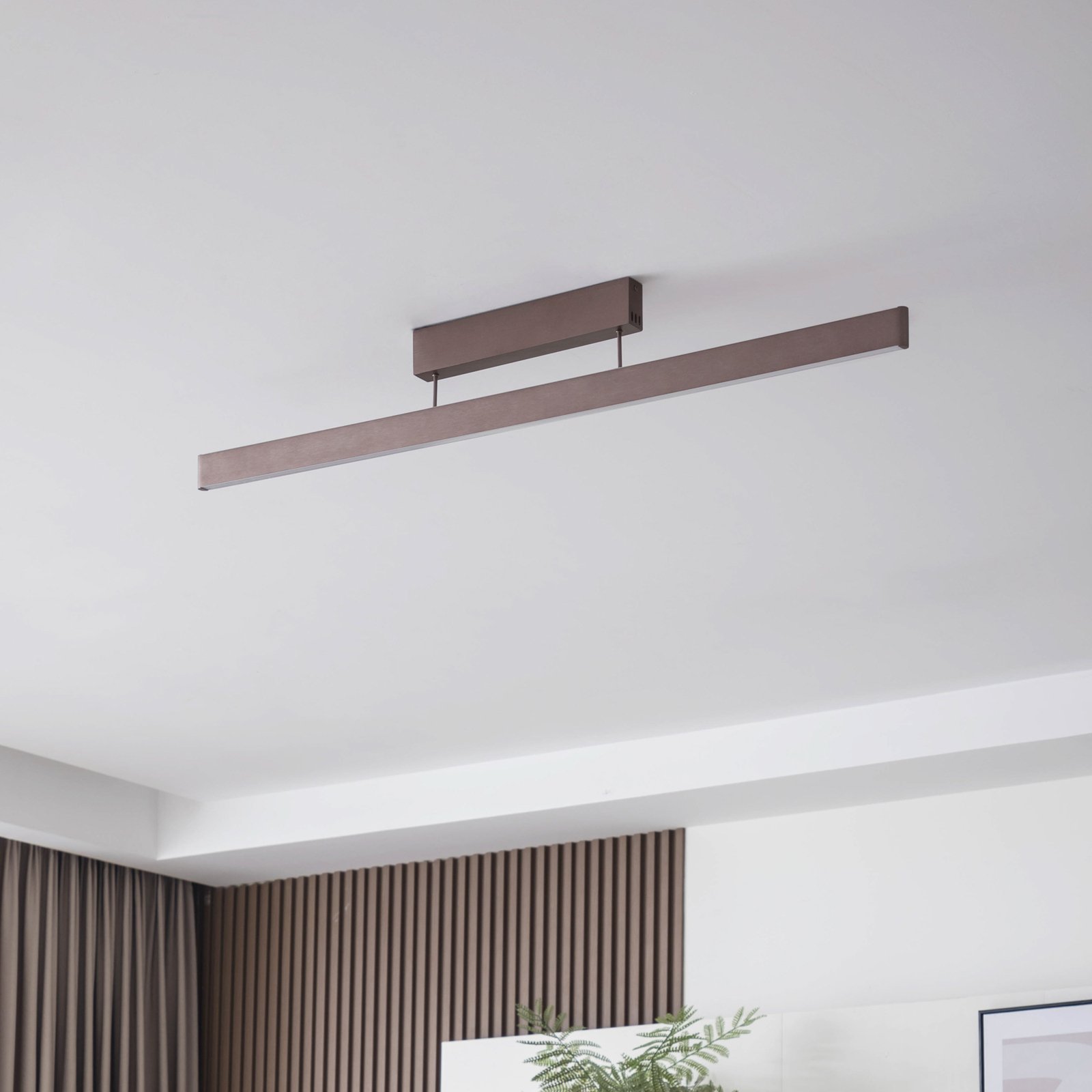 Mylosh LED Smart Ceiling Lamp Coffee - Lucande