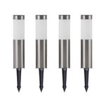 Sirita Lámpara Solar 4 pcs. H31 Silver - Lindby