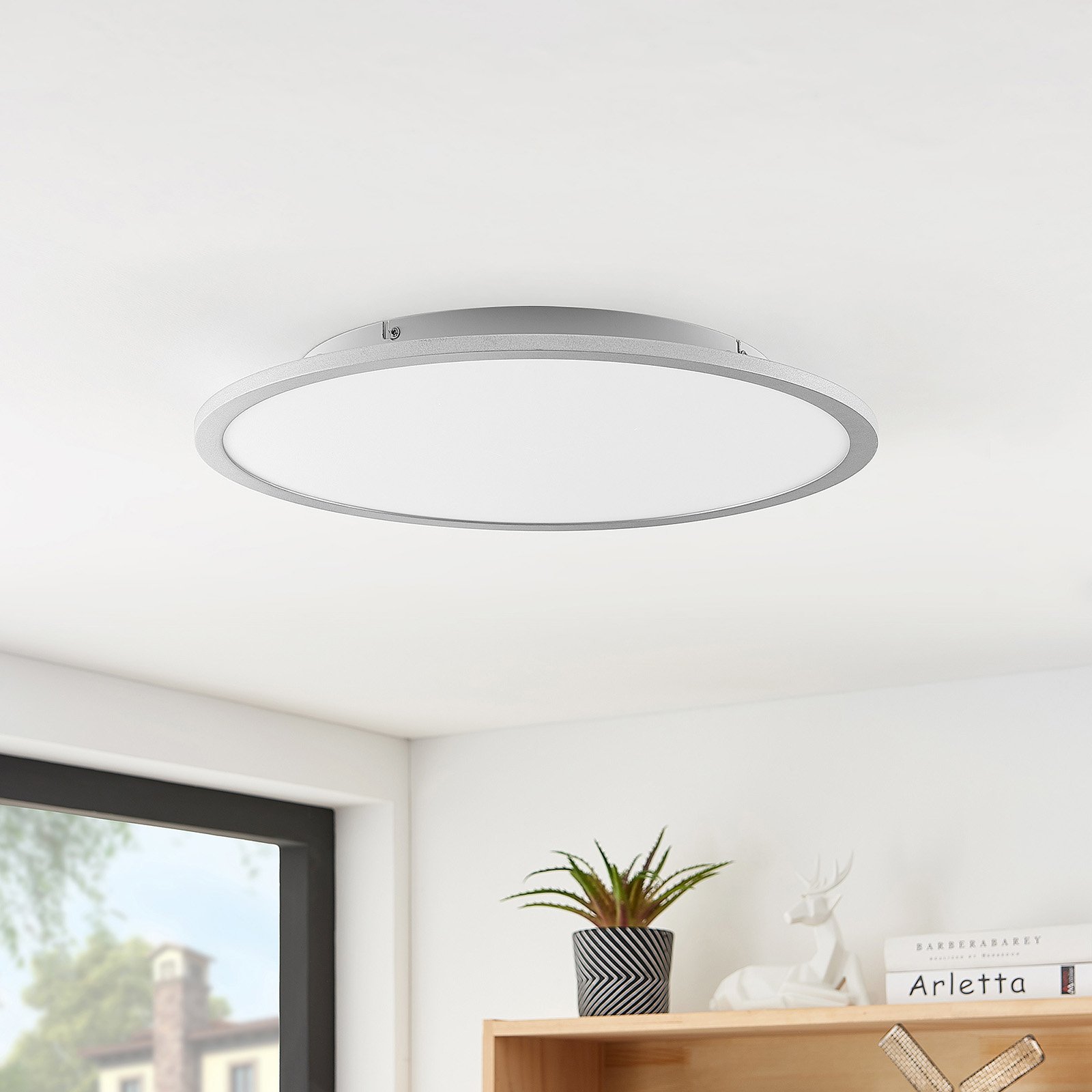 Narima LED Kattovalaisin 4.000K Ø50 White/Silver - Lindby