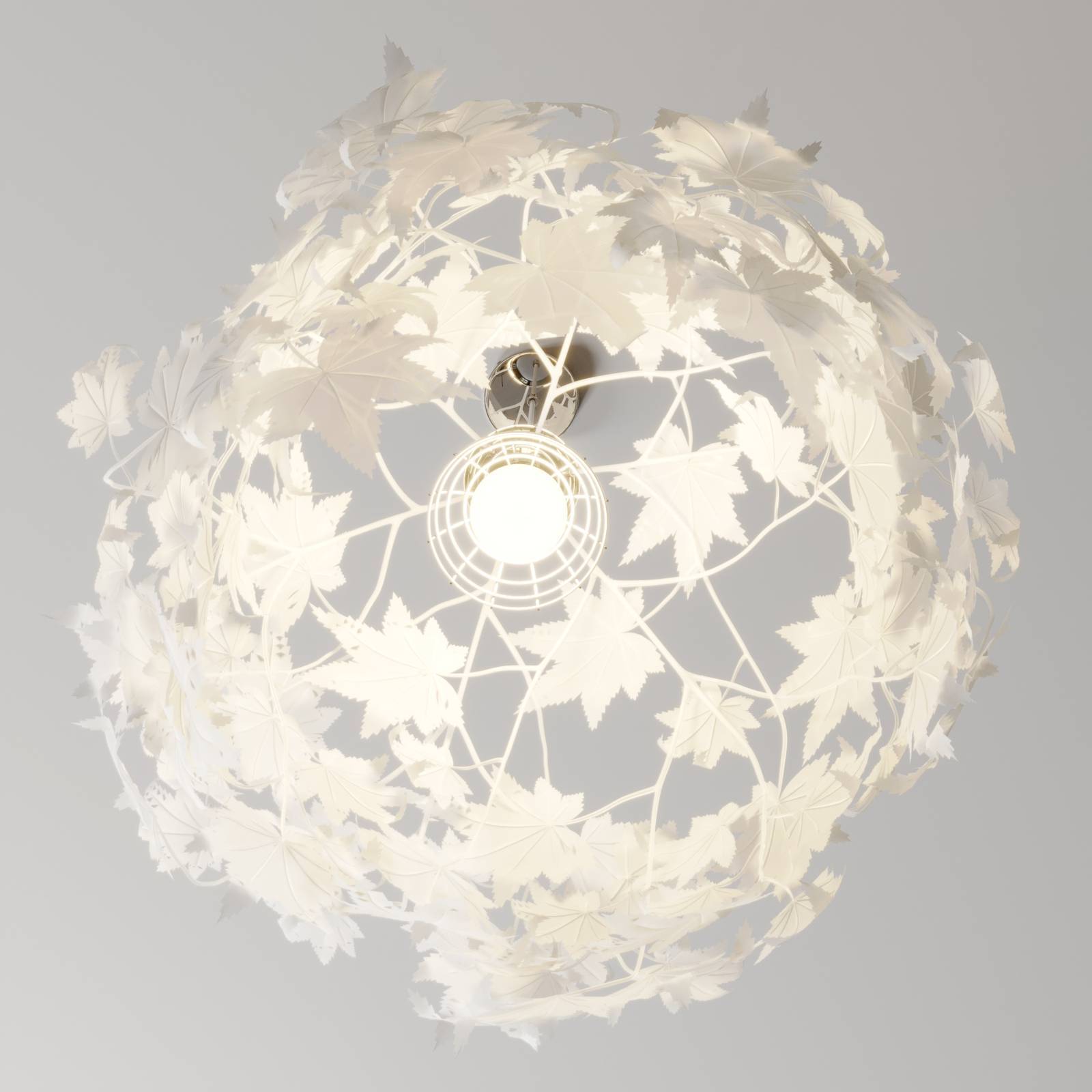 Lampa wisząca Maple ze wzorem w liście