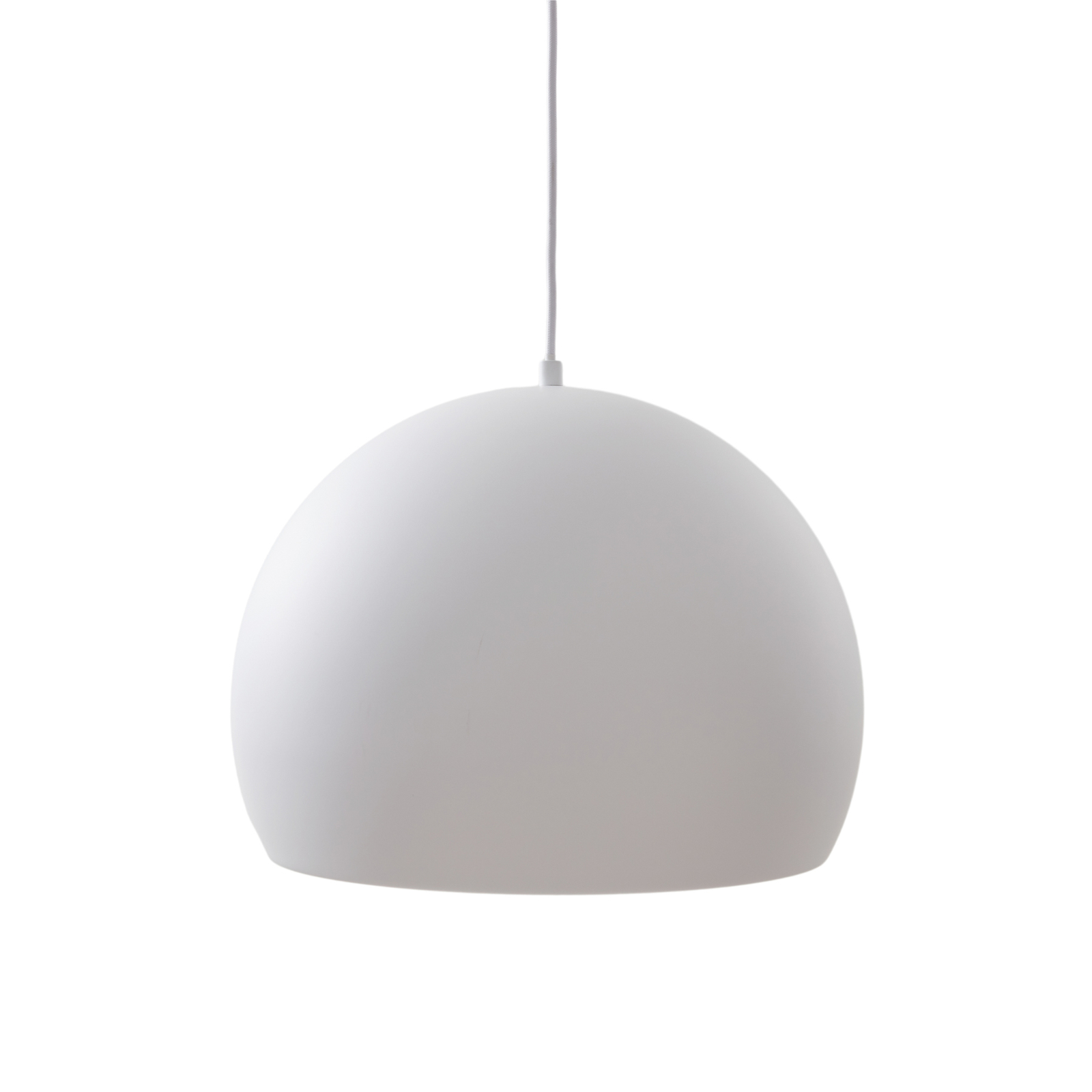 Závesné svietidlo Lucande LED Lythara, biele, Ø 50 cm, hliník