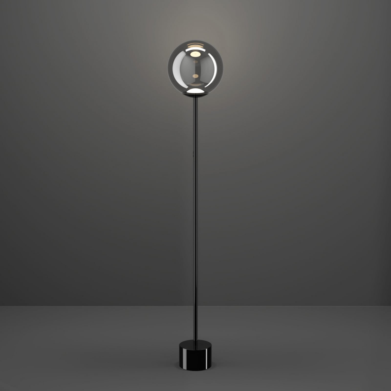 Stars of Light ANORIAS LED-lattiavalo, musta, 150 cm, CCT