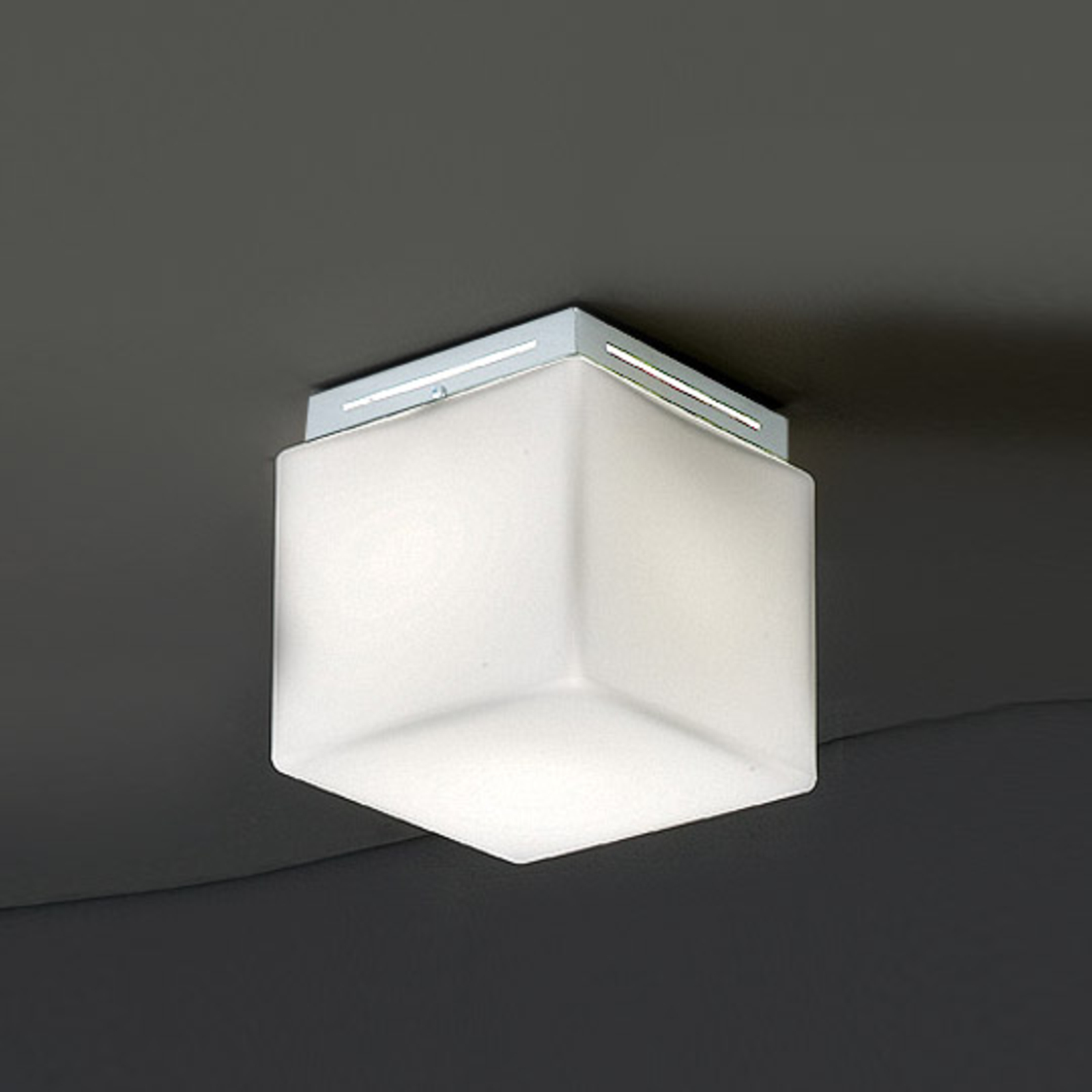 White ceiling light Cubis
