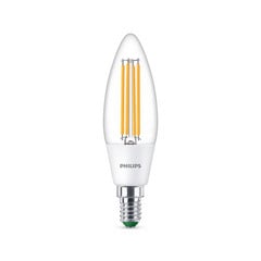 Philips LED-kertepære E14 2,3W 485lm klar 3.000K