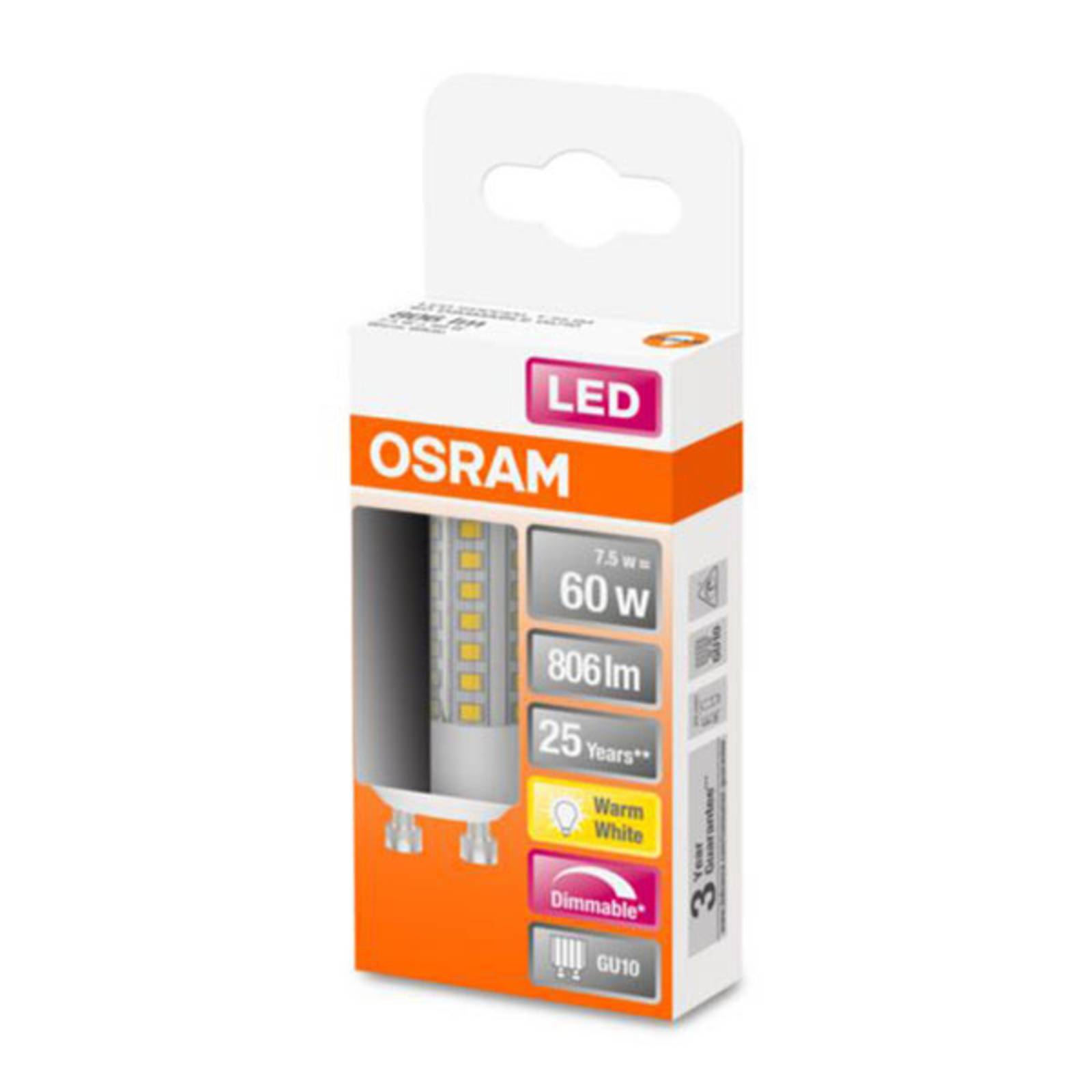 OSRAM LED Special T GU10 7W 2 700 K ściemniana