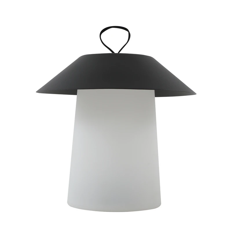 Lindby – Kalina LED Portable Draußen Tischleuchte Schwarz/Weiß