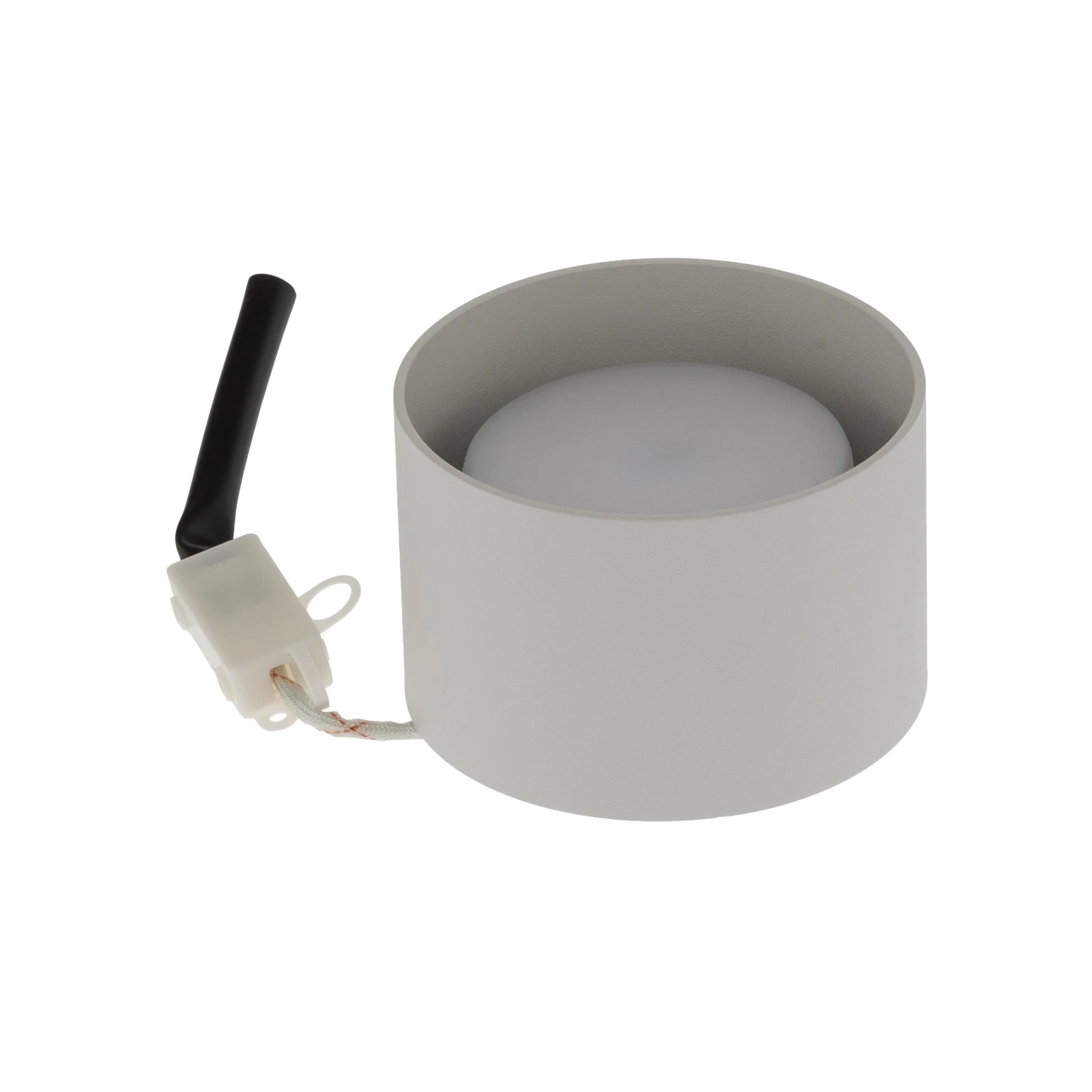 Ideal Lux Downlight Spike Round, weiß, Alu, Ø 10 cm