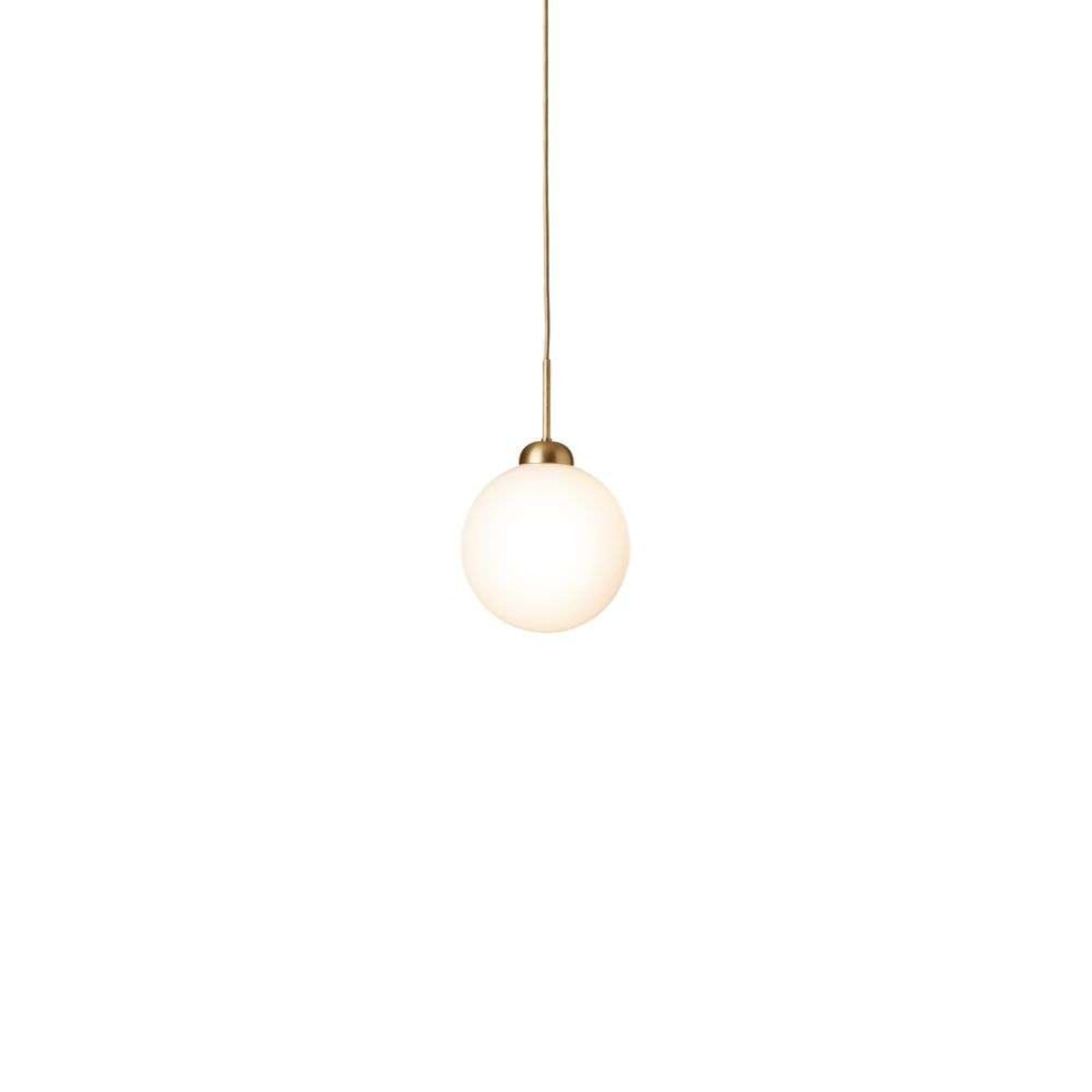 Apiales 1 Závěsné Světlo Large Brushed Brass/Opal - Nuura