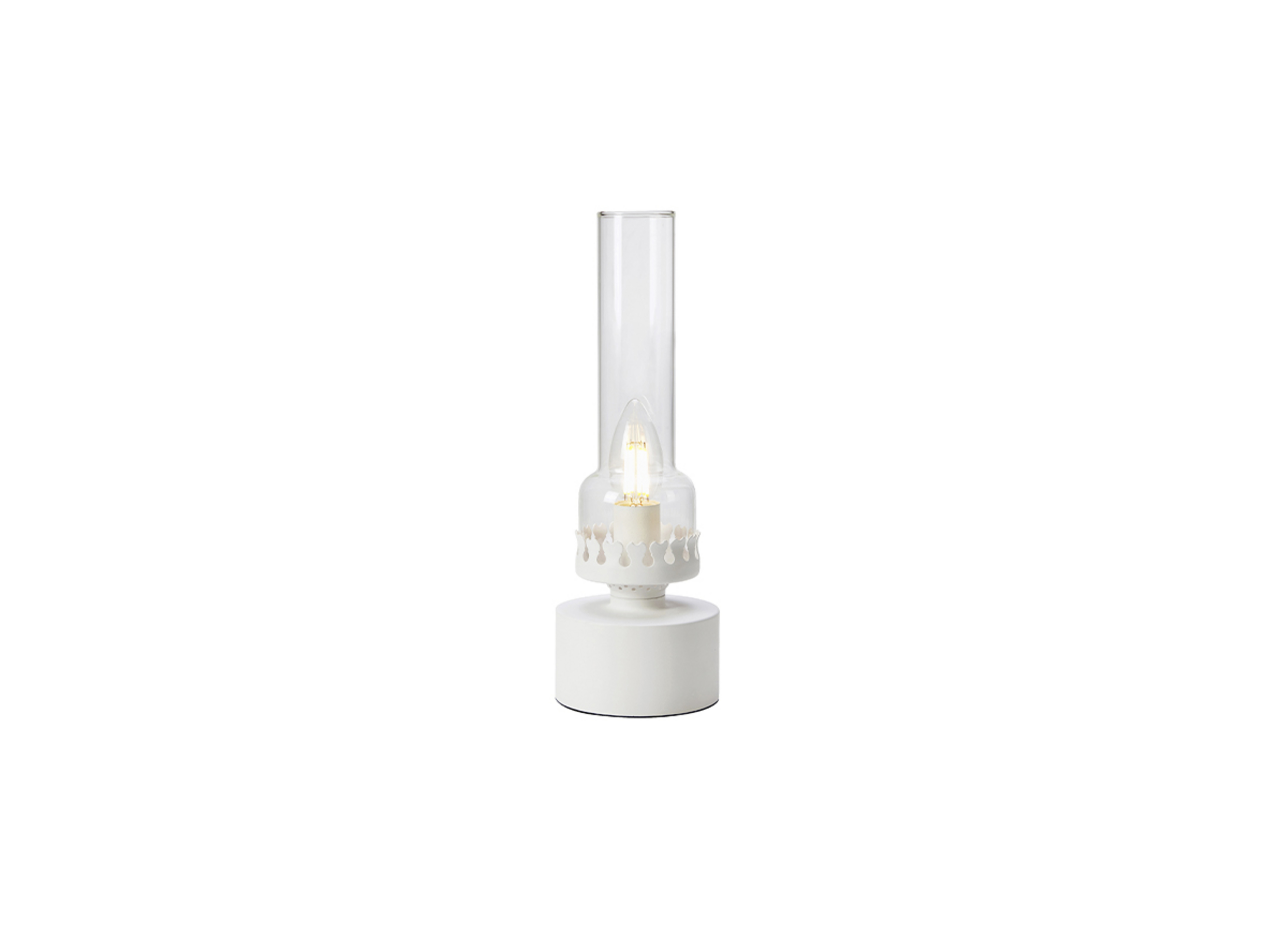 Kandella 1 Table Lamp Sandy White/Clear - Markslöjd