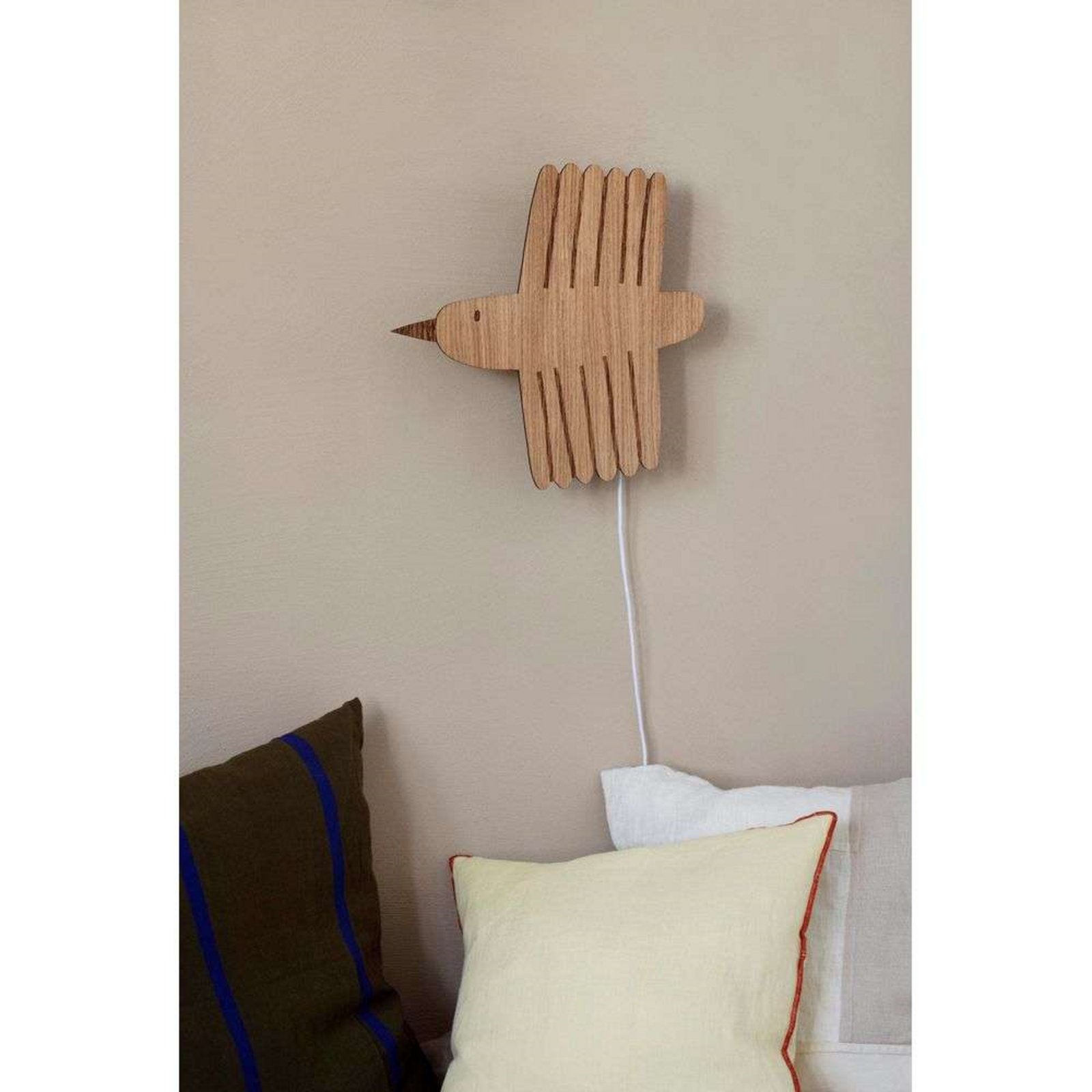 Bird Wall Lamp Oiled Oak - Ferm Living