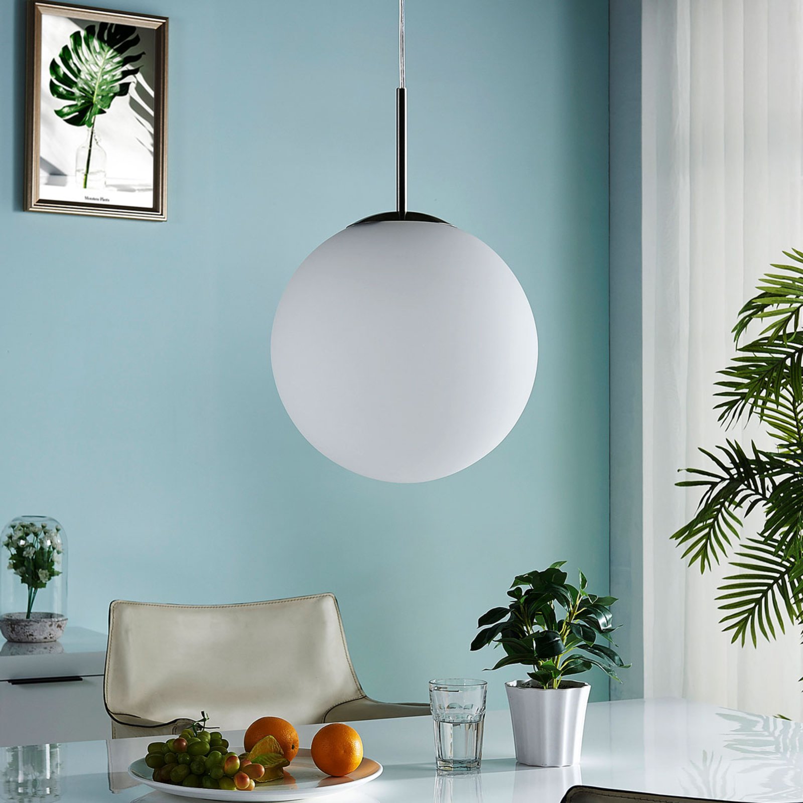 Marike Pendant Ø30 White - Lindby