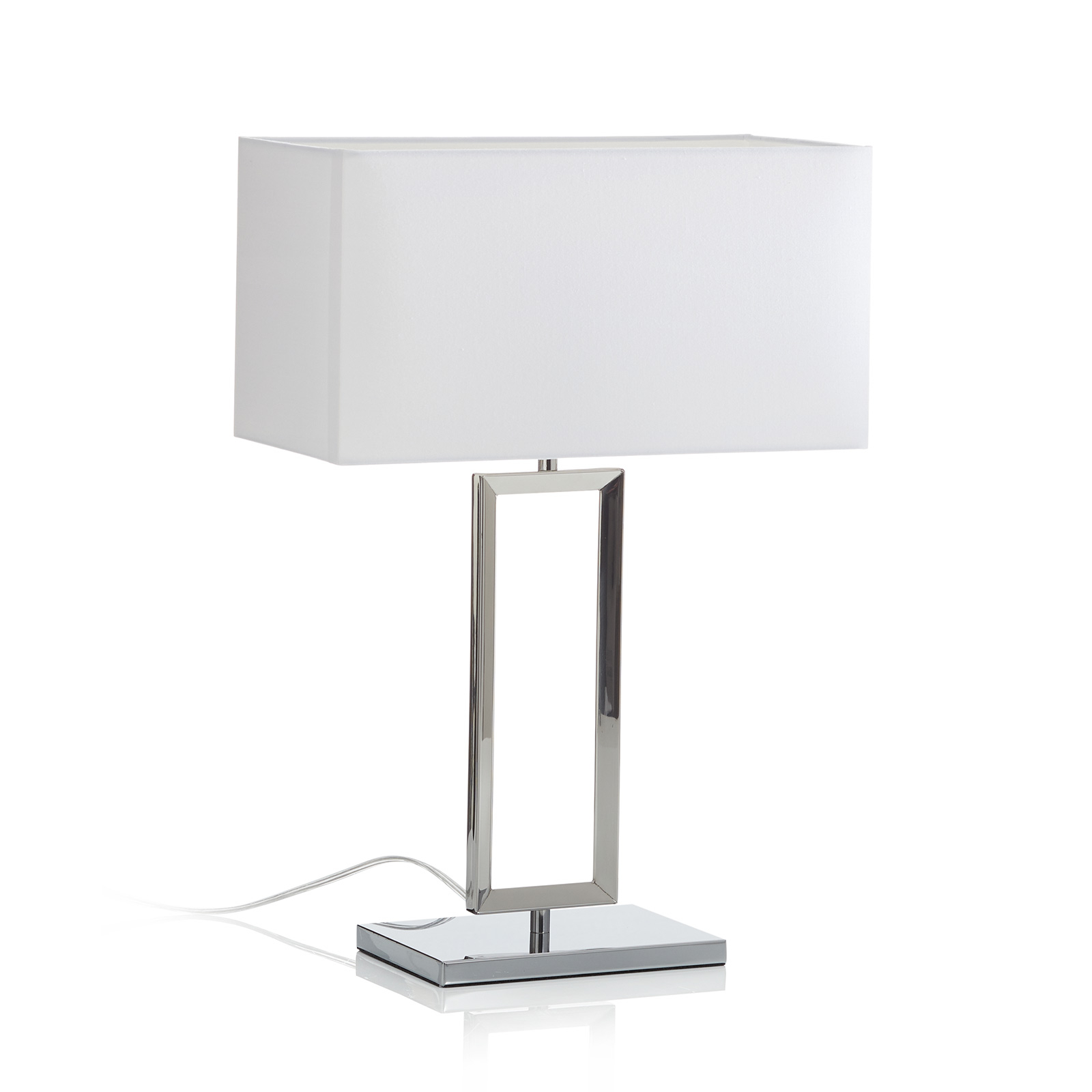 Helestra Enna 2 fabric table lamp, 53 cm high