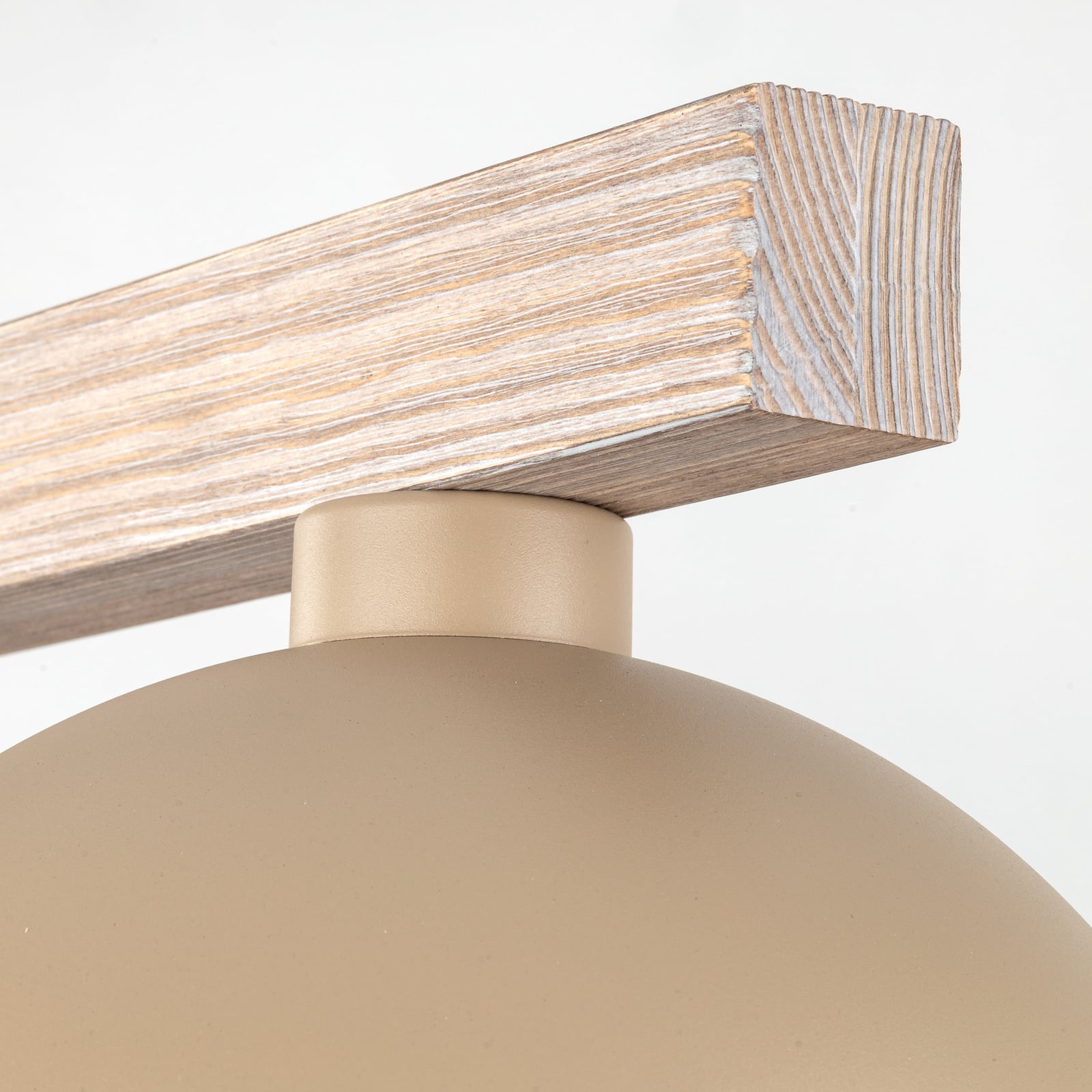 Závěsné světlo Oslo, písková barva, 3 žárovky, délka 118 cm, E27