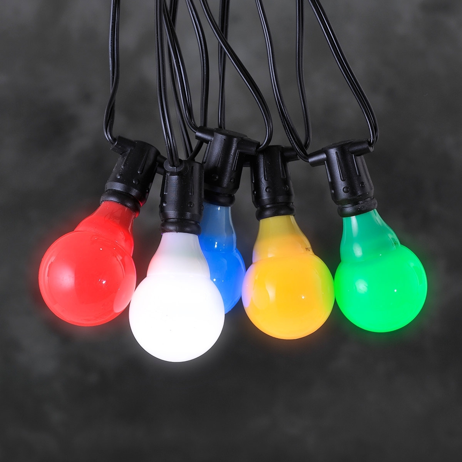 Guirlande système 24 V LED E10 multicolore