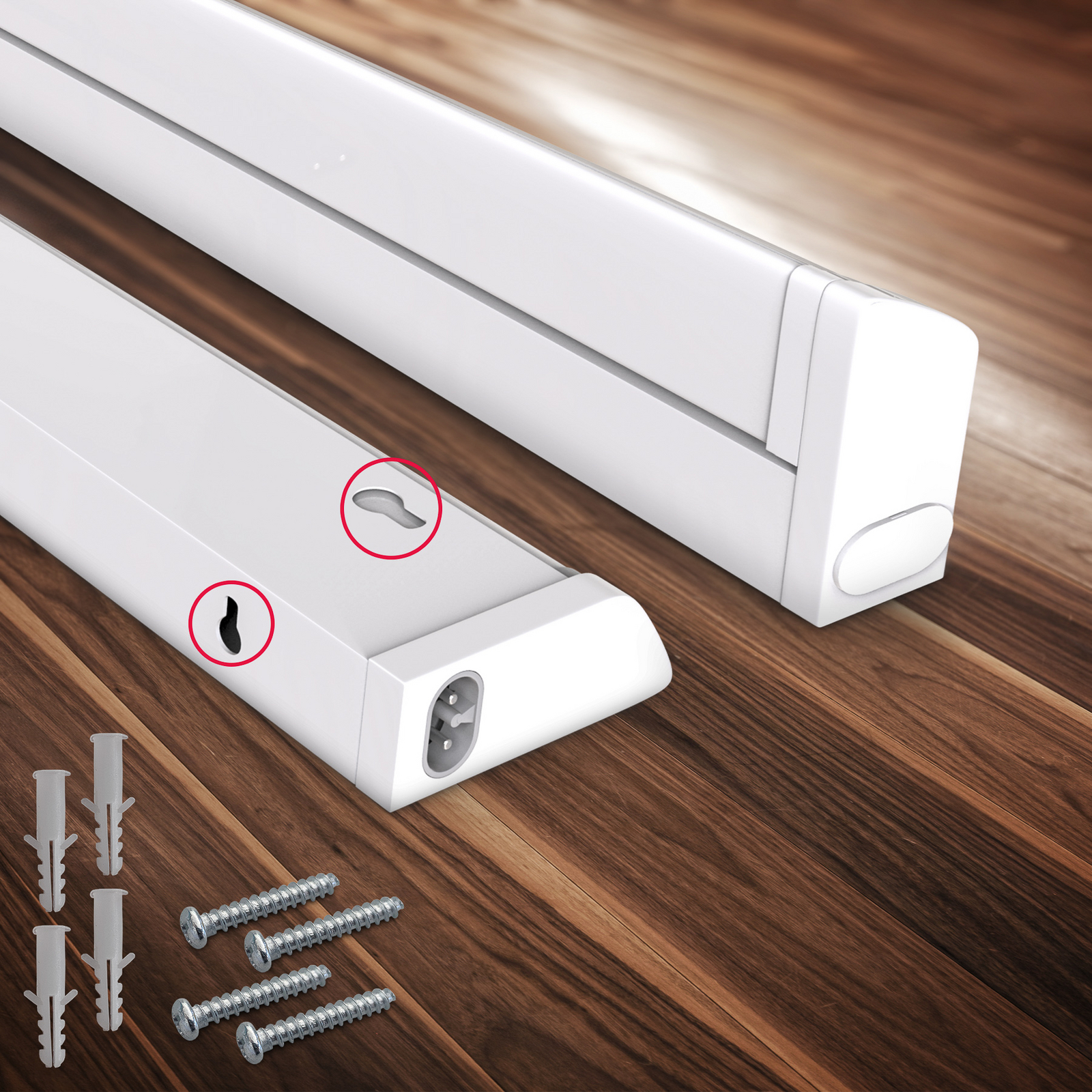 LED meubelverlichting Gina, wit, 2.700 K/4.000 K LED meubelverlichting Gina, wit, 2.700 K/4.000 K